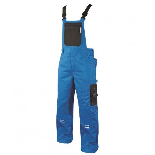 Nohavice s náprsenkou ARDON 4TECH 03, modro-čierna